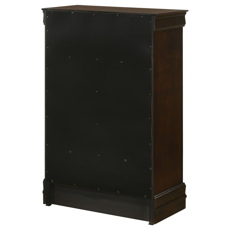 Janson - 5 Drawer Bedroom Chest - Cappuccino