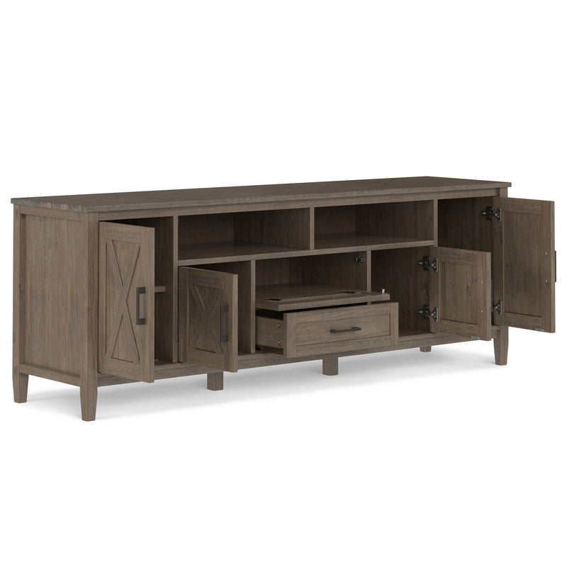 Ela - TV Media Stand - Smoky Brown