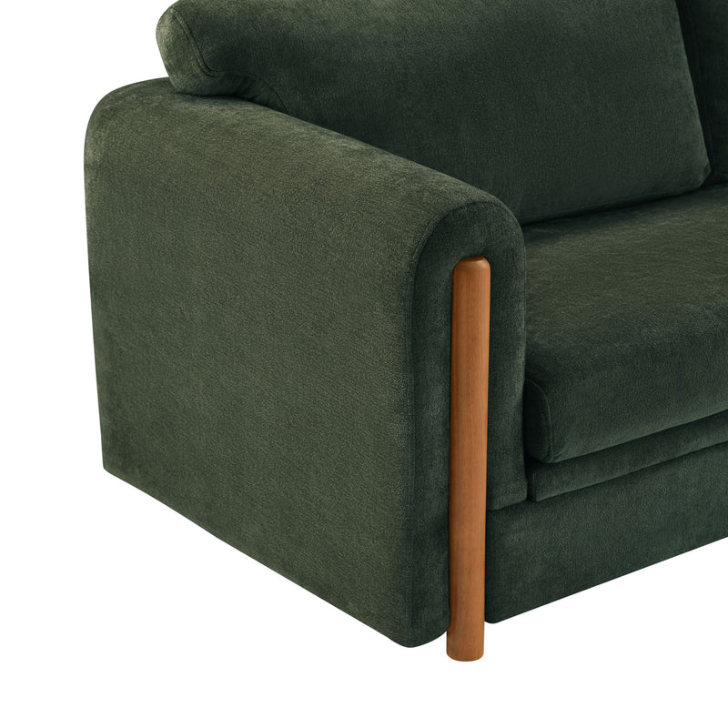Modern 3 Seater Upholstered Couch Sofa For Living Room