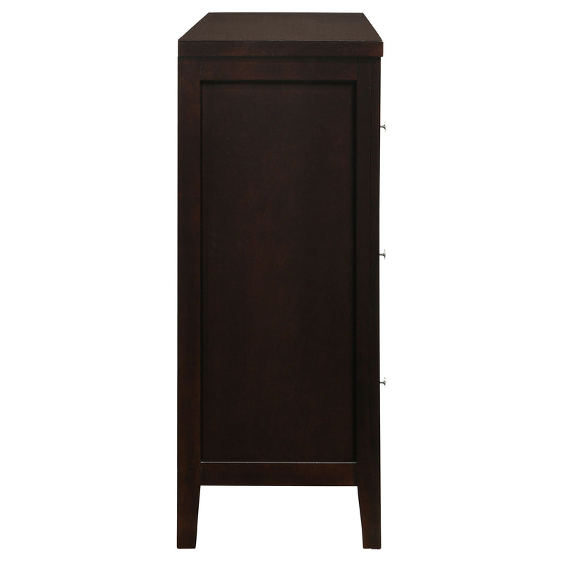 Wedgewood - 6 Drawers Dresser - Cappuccino