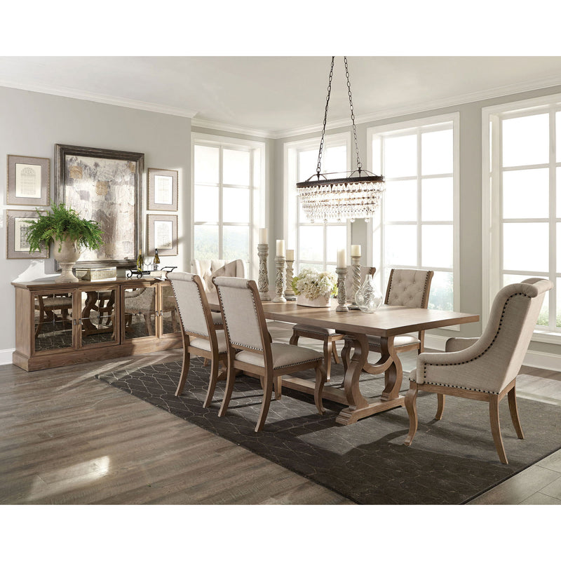 Fremont - Trestle Rectangular Dining Table With Removable Leaf