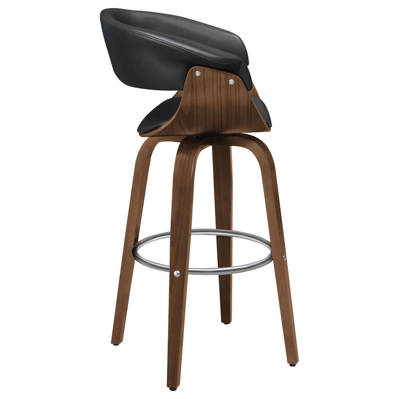Swivel Bar Stool Elegant Design With Upholstery