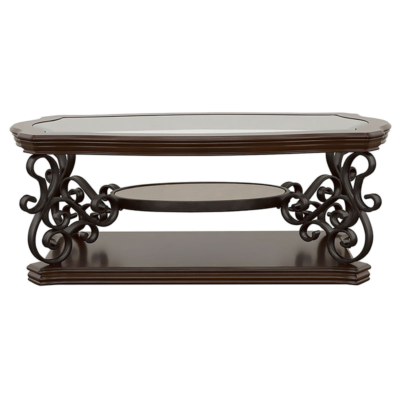 Arrize - Coffee And End Table Set With Scroll Legs
