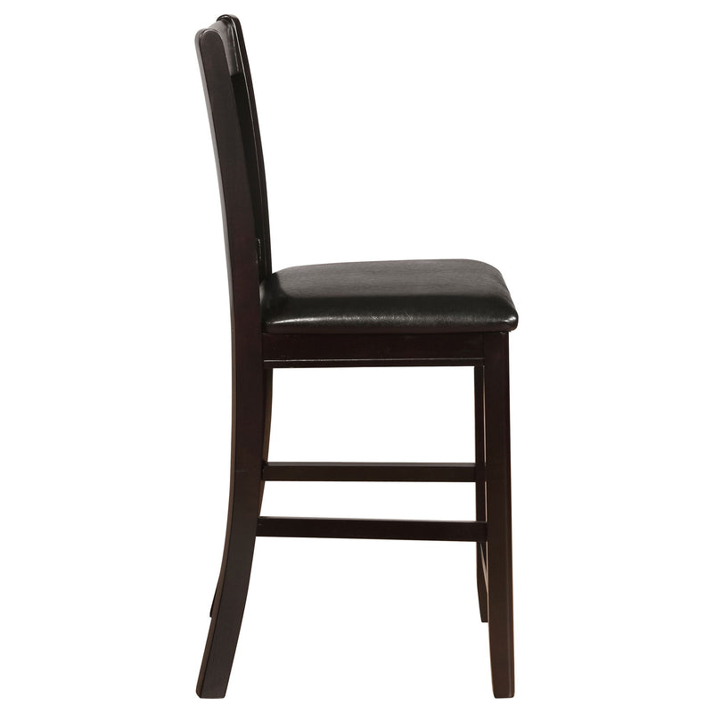 Lattice Back Counter Height Stools (Set of 2)