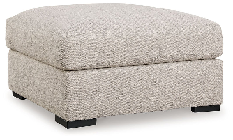 Ballyton - Oversized Accent Ottoman - Sand