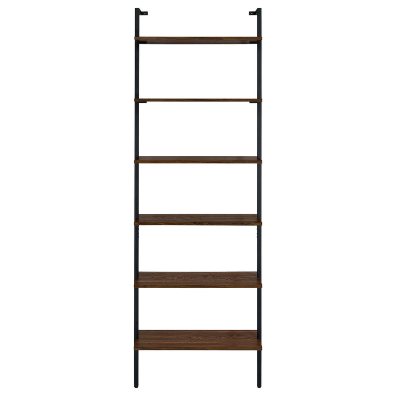 Owens 3-piece 96-inch Wall Mounted Bookshelf Set Walnut