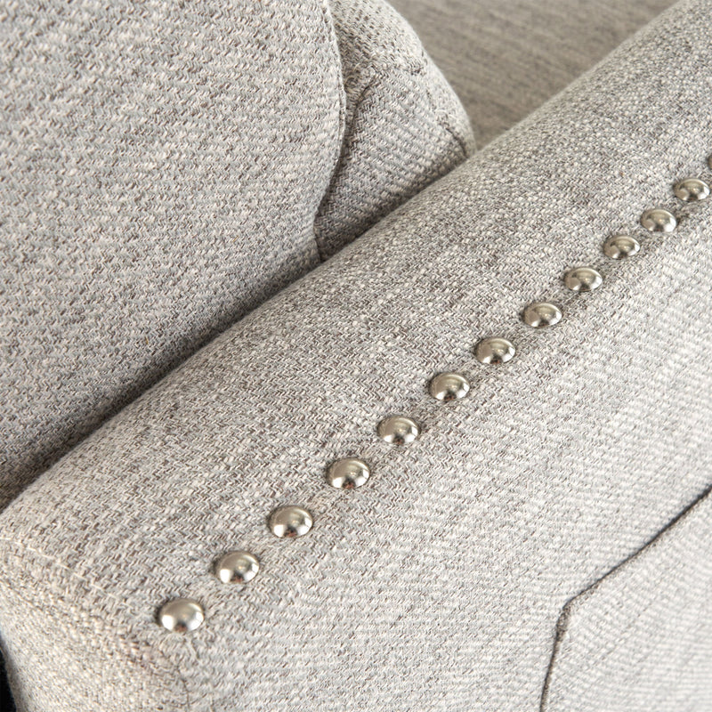 Kiersten - Contemporary Fabric Pushback Recliner