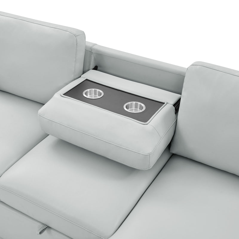 Tracey - Sofabed With Pullout - Silver