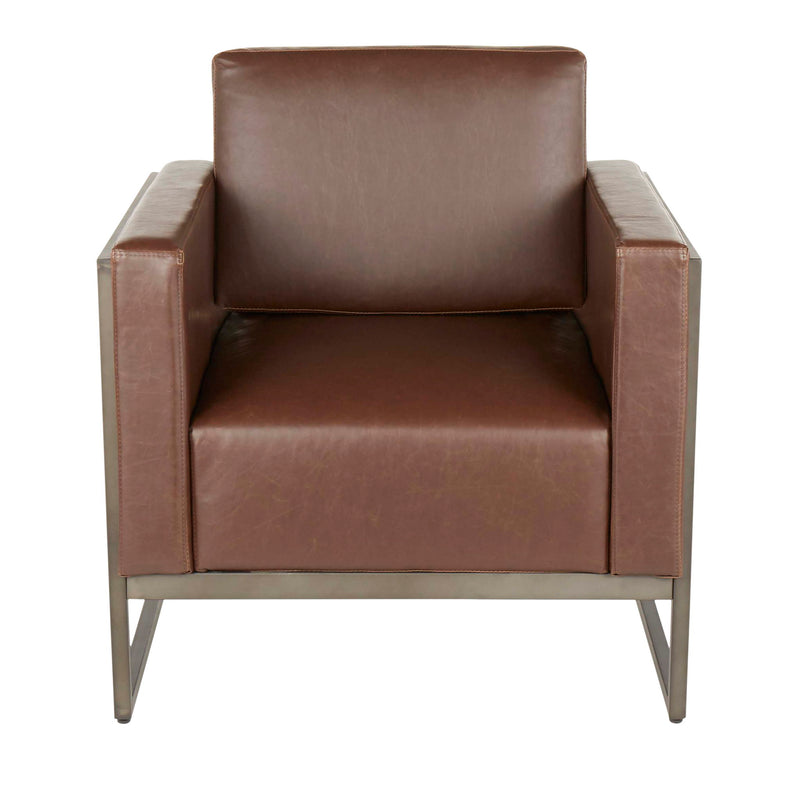 Drift - Industrial Lounge Chair - Espresso