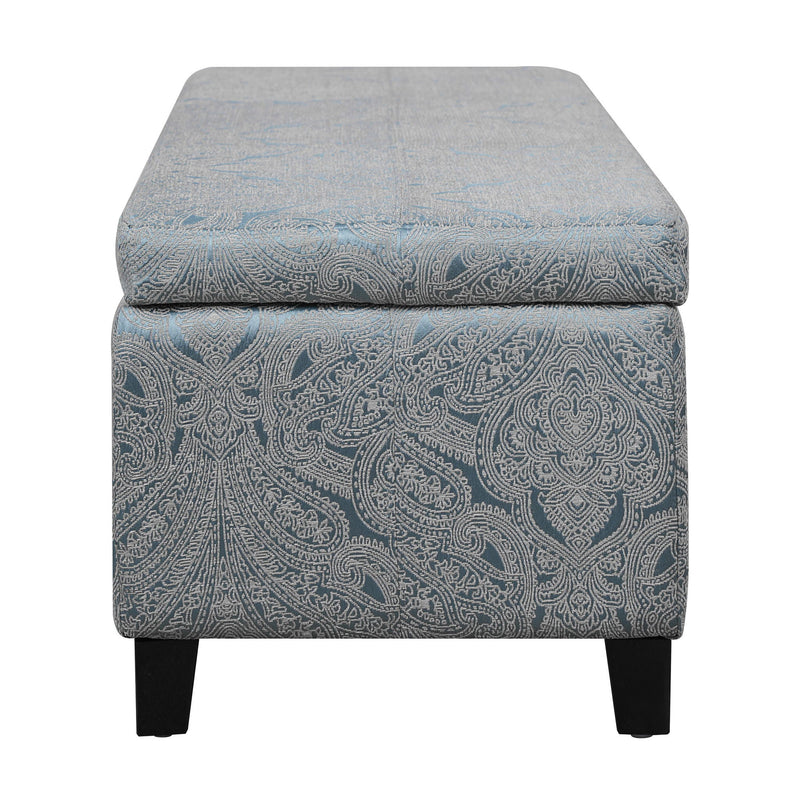 Indoor Storage Ottoman Bench With Hidden Storage - Pattern