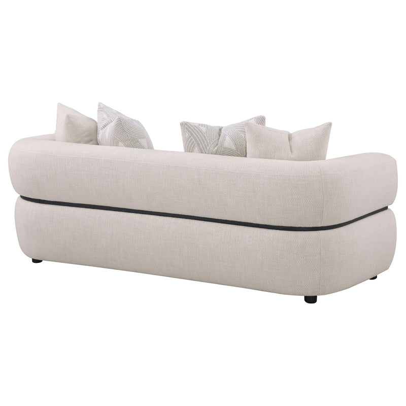 Ramsay - Round Arm Sofa - Beige