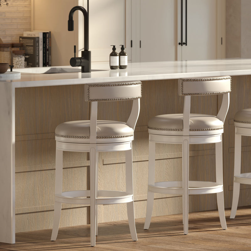 Stool & Upholstered Seat And Back