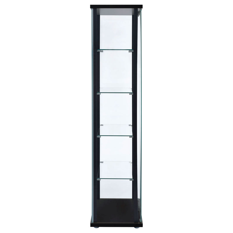 Hyacinth - 4 Shelf Curio Cabinet