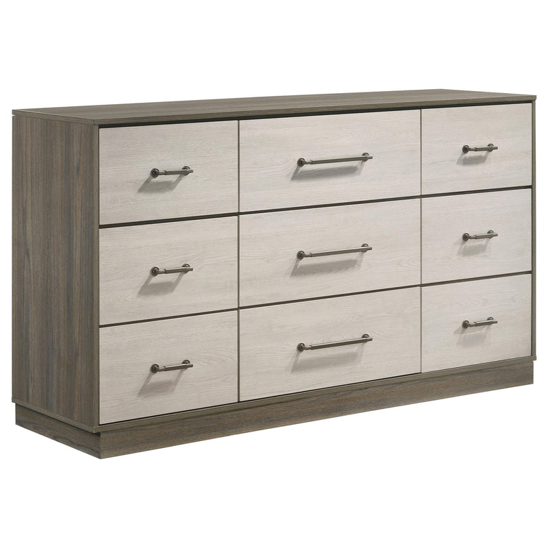 Fenwick 4-piece Queen Bedroom Set Grey Oak