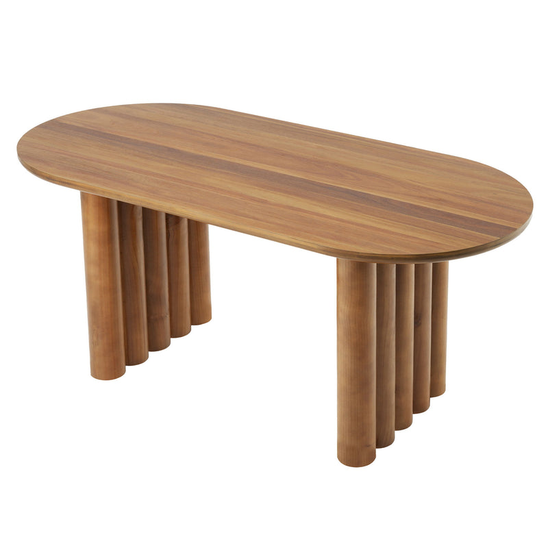 5 Piece Indoor Dining Set With Oval Table And Chairs