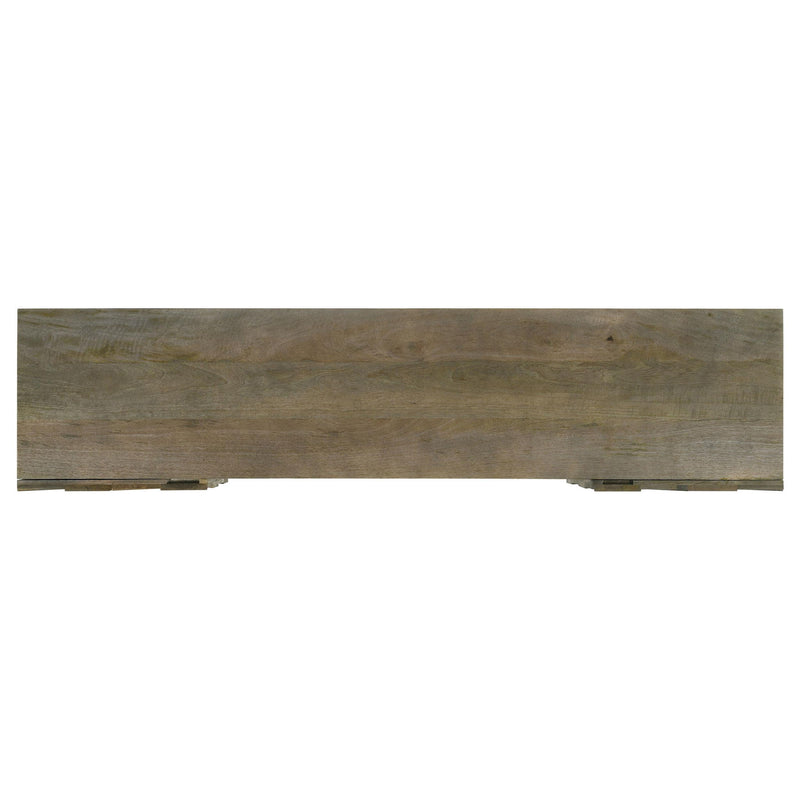 Keese 2-door Wood 70-inch TV Stand Media Console Mango Brown