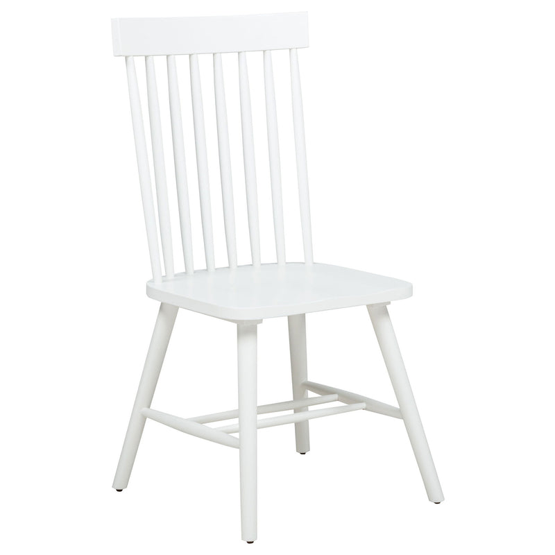 Finley - 5 Piece Dining Set With Round Table And Spindle Back Chairs