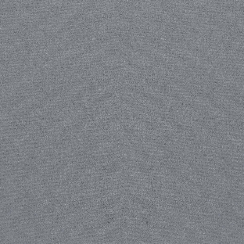 Sora Round Upholstered Ottoman Grey