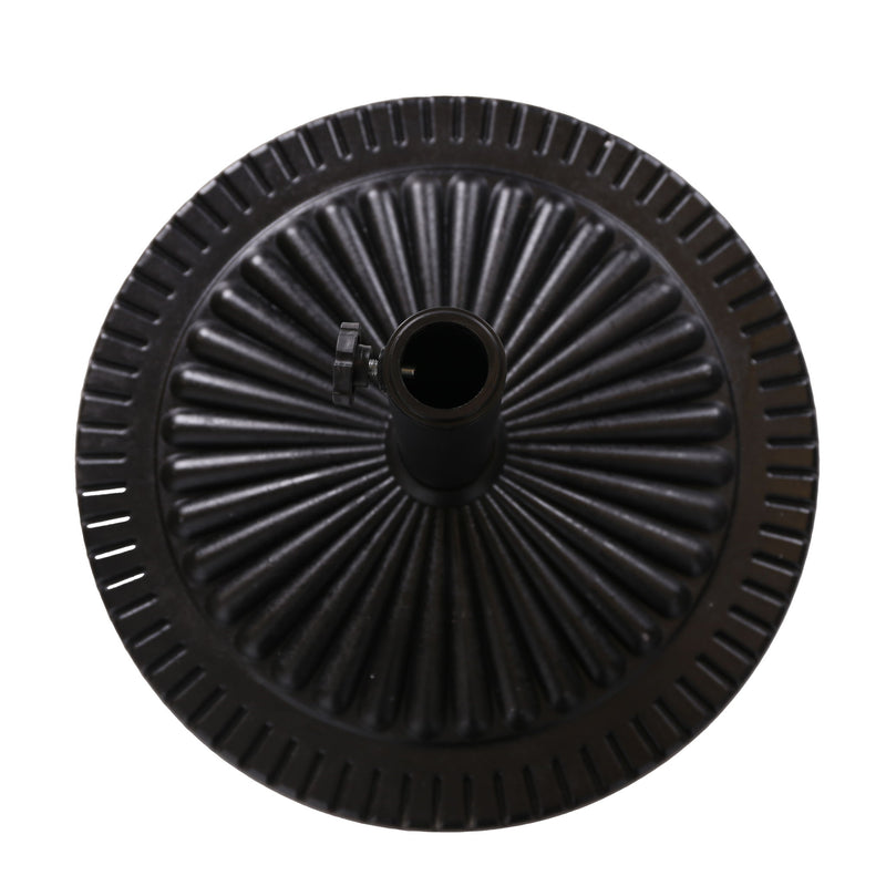 Resin Umbrella Base - Black Rock