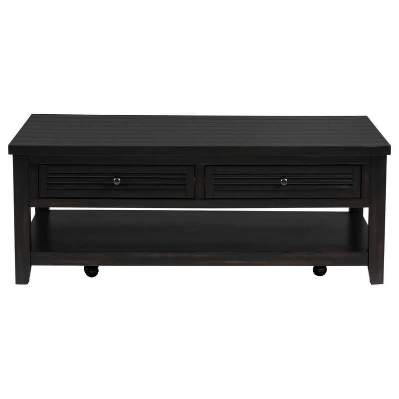 Concord 2-piece Coffee and End Table Set Distressed Java