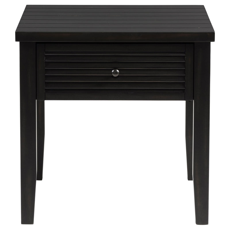 Sutter - 2 Piece Coffee And End Table Set - Dark Brown