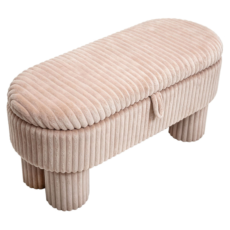 Modern Storage Ottoman Bench For Living Room