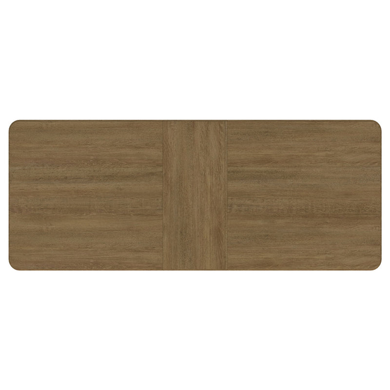 Benson - Extension Leaf Dining Table With Trestle Base - Sand