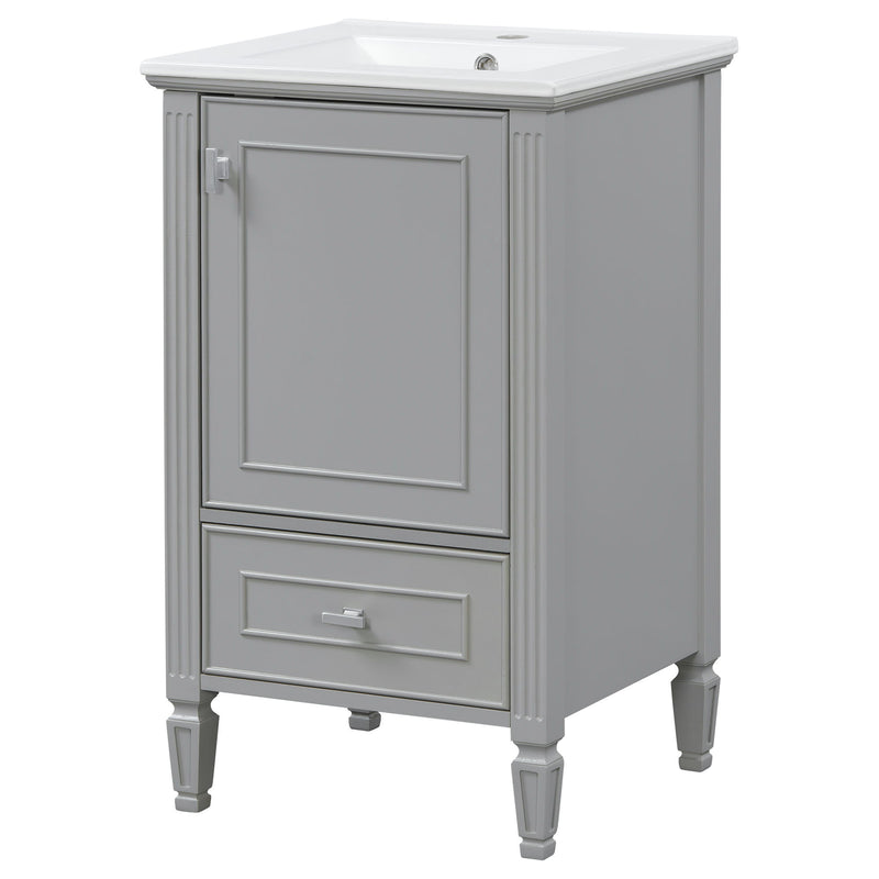 Retro Bathroom Vanity With Sink