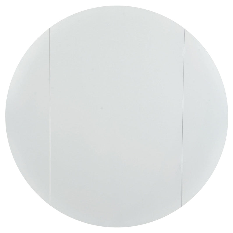 Bucknell 3-piece Round Drop Leaf Dining Table Set White