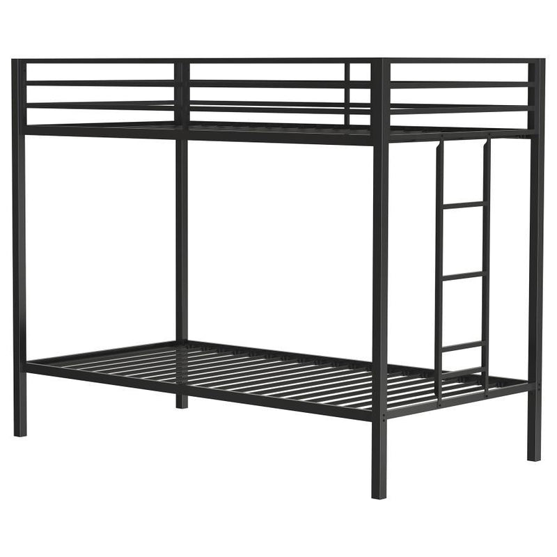 Alevera - Metal Bunk Bed With Ladder