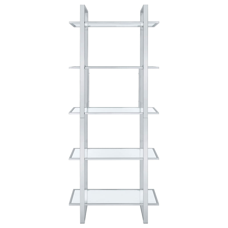 Colfax - 5 Shelf Bookshelf - Clear