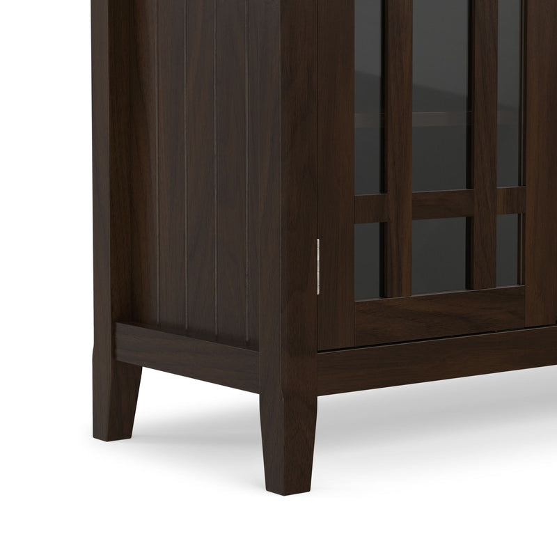 Bedford - Tall TV Media Stand - Dark Tobacco Brown