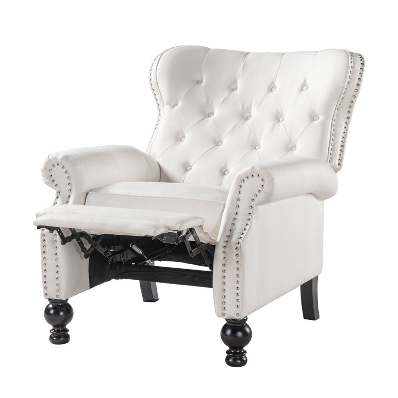 Modern Manual Push Back Recliner Chair