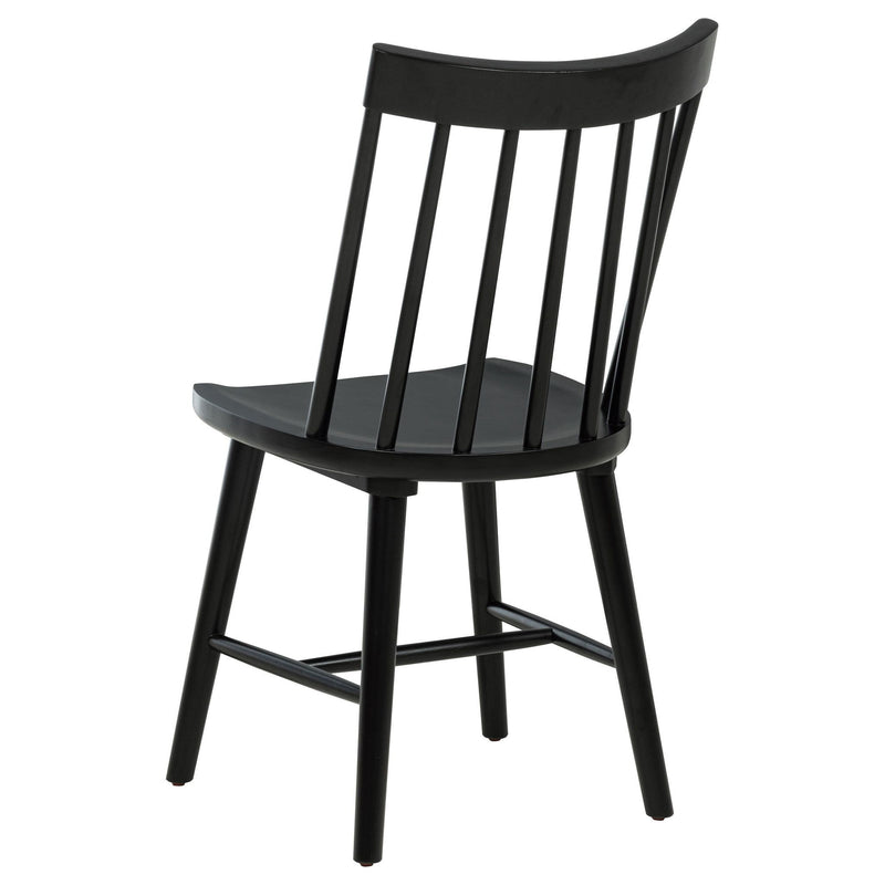Middleton 7-piece Extension Leaf Dining Set Brown and Black