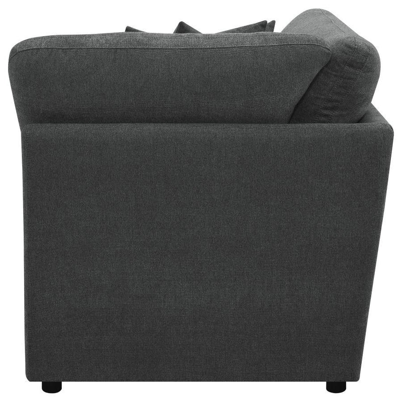 Collins - Modular Corner Chair - Dark Gray