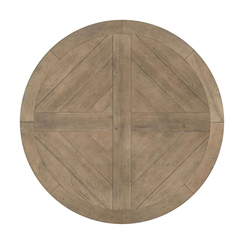 Florence 5-piece Round Dining Table Set Rustic Honey