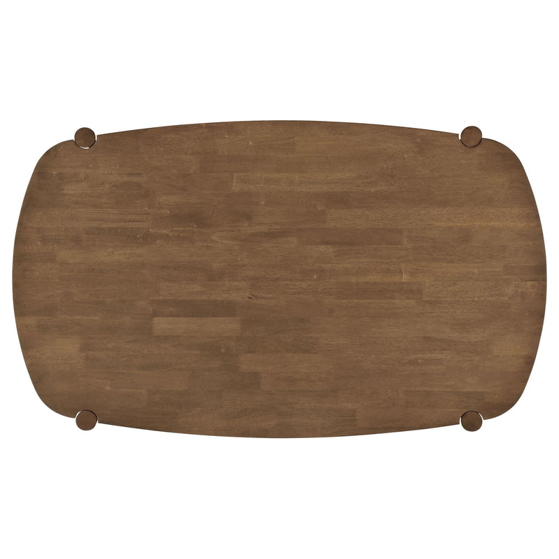 Dortch Oval 63-inch Solid Wood Dining Table Walnut