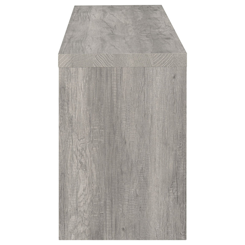Bergeron - 2 Drawer TV Stand - Driftwood
