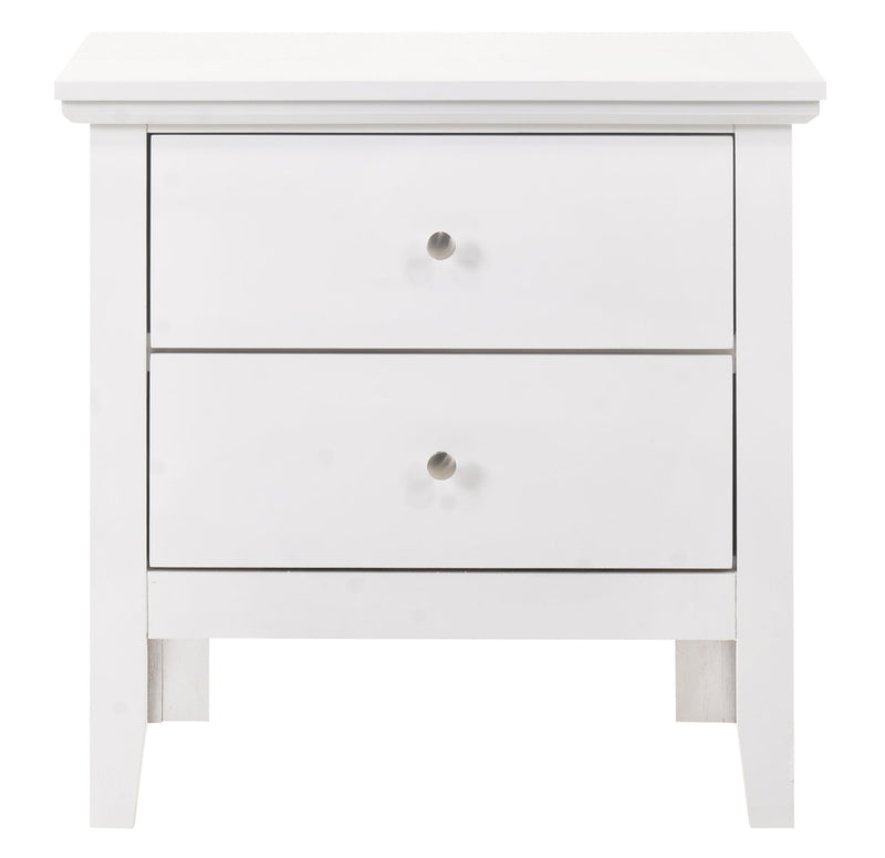 English Dovetailed Drawers Nightstand