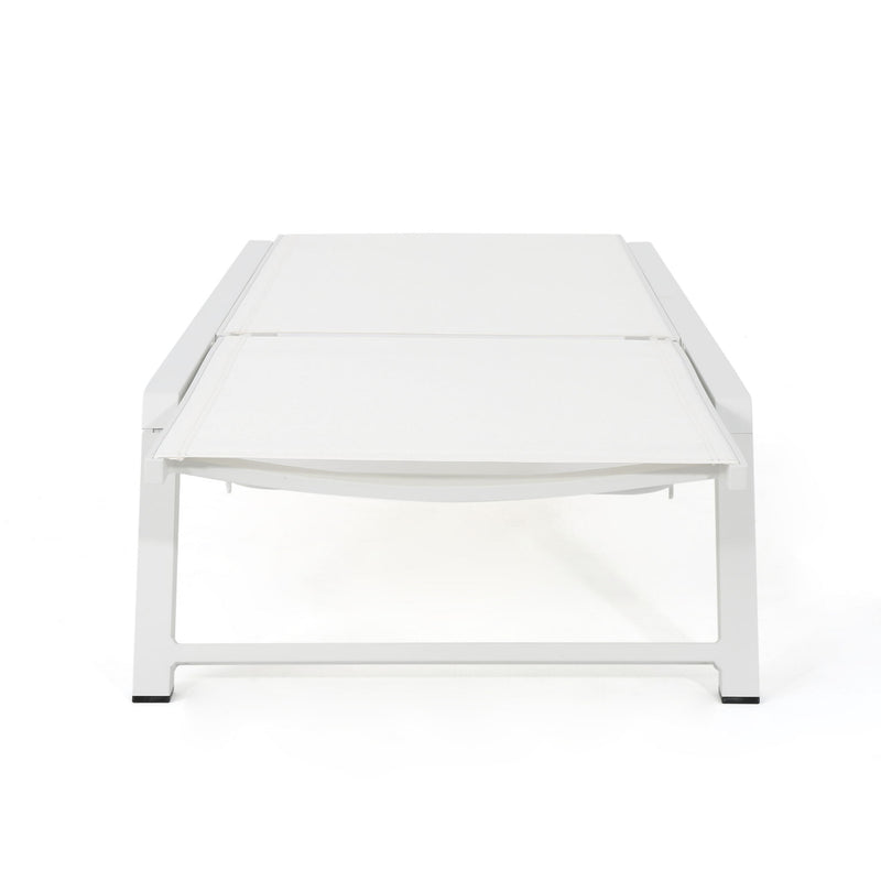 Myers - Modern Chaise Lounge Set With Adjustable Back