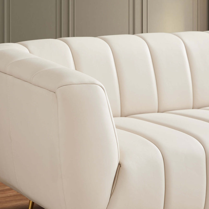 Lamattina - Genuine Italian Channel Tufted Sofa